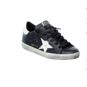 Black classic golden goose sneaker